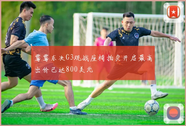 霉霉东决G3观战座椅拍卖开启最高出价已达800美元